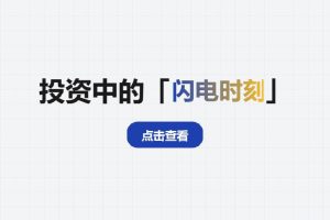投资中的「闪电时刻」